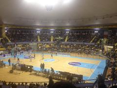 PalaRuffini sports arena in Torino during a volleyball match between Torino and Sassari on March 25, 2015