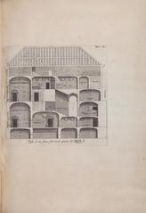 Detailed colored engraving of historic palazzi in Genoa by Pierre Paul Rubens