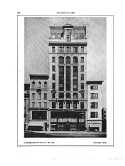 Scribner Building at 597 Fifth Avenue in Manhattan, New York, 1913 architectural illustration