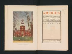 Cover of America picturesque and descriptive volume one book published in 1900