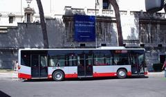 Mercedes Benz Citaro bus number 7514 of ATAC in Piazza d'Aracoeli near Piazza Venezia Rome