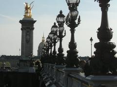 Scenic view of Paris with the Eiffel Tower in spring, April 2005