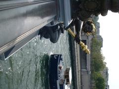 Bridge on the Seine river under clear sky