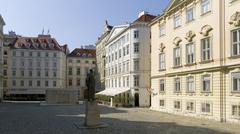 Judenplatz Square in Vienna 1 with buildings number 3-4, view towards northwest