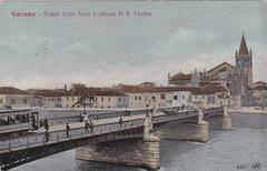 Ponte delle Navi bridge in Verona in 1912