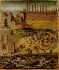 The victory of Camollia painting from 1527 by Giovanni di Lorenzo Cini