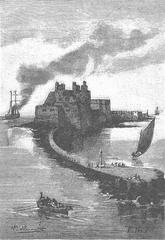 Illustration from Jules Verne's novel Mathias Sandorf by Léon Benett