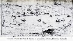 View of the port of Messina by Filippo Juvarra