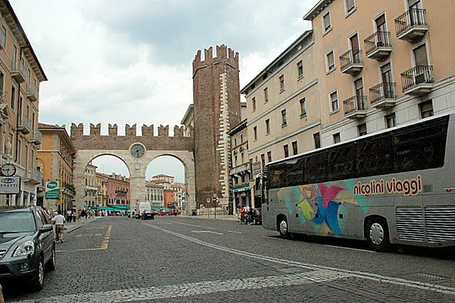 The Bra Gates entrance in Verona, Italy