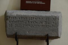 Inscription of King Sarduri II on ancient stone tablet