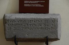 Ancient inscription of King Sarduri II from Erebuni fortress