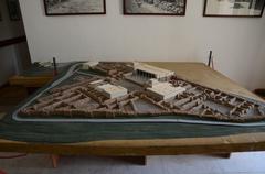 Model of Erebuni Palace showcasing ancient Armenian architecture