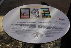 Information plaque in front of Chester Beatty Library Dublin Ireland