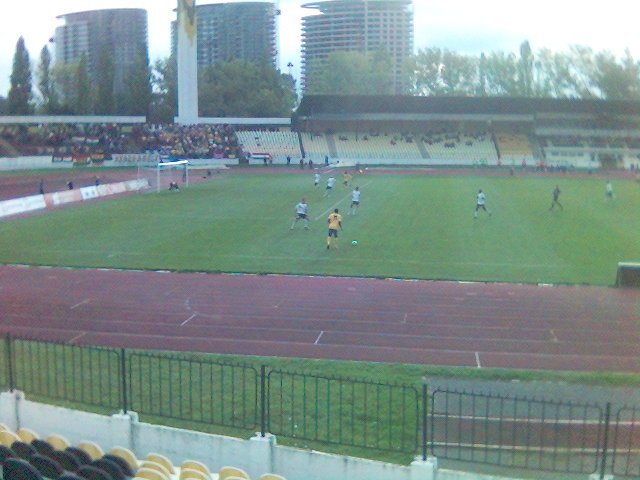 Football match between FC Artmedia Petržalka and FK DAC 1904 Dunajská Streda at Štadión Pasienky