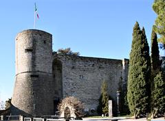Ancient fortress in the Old Town of Bergamo