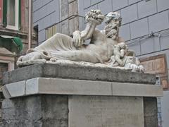 Statue of the Nile in Naples, Campania, Italy