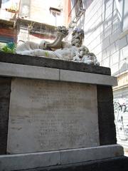Ancient Nile statue 'Corpo di Napoli' at Spaccanapoli in Naples, Italy