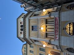 Exterior view of Theatre Malibran in Venice Italy