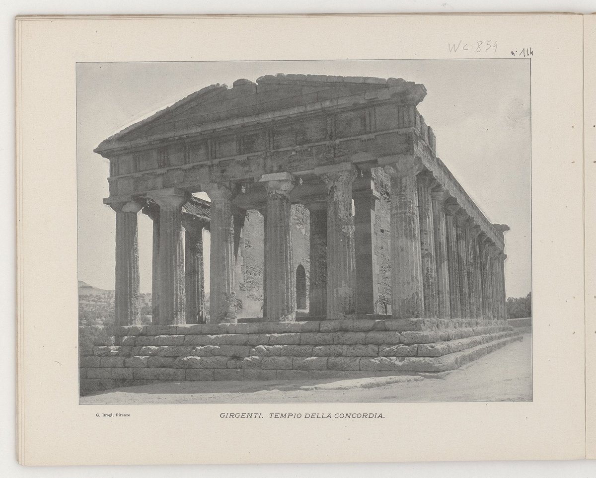 Historic photograph of Campania and Sicily Italy from 1901 by G. Brogi