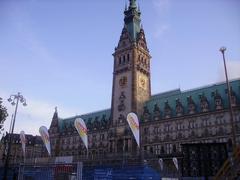Hamburg City Hall exterior ornate architecture
