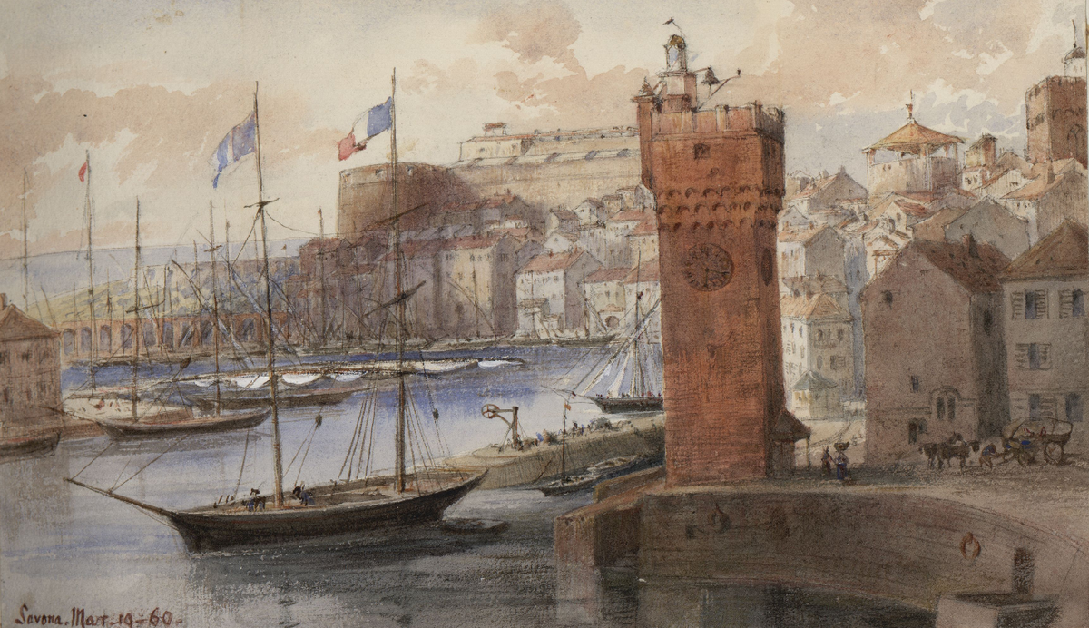 Artwork examples by Francis Elizabeth Wynne from sketchbook including mixed media styles