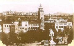 Bergamo Torre dei Caduti tower under construction before 1924