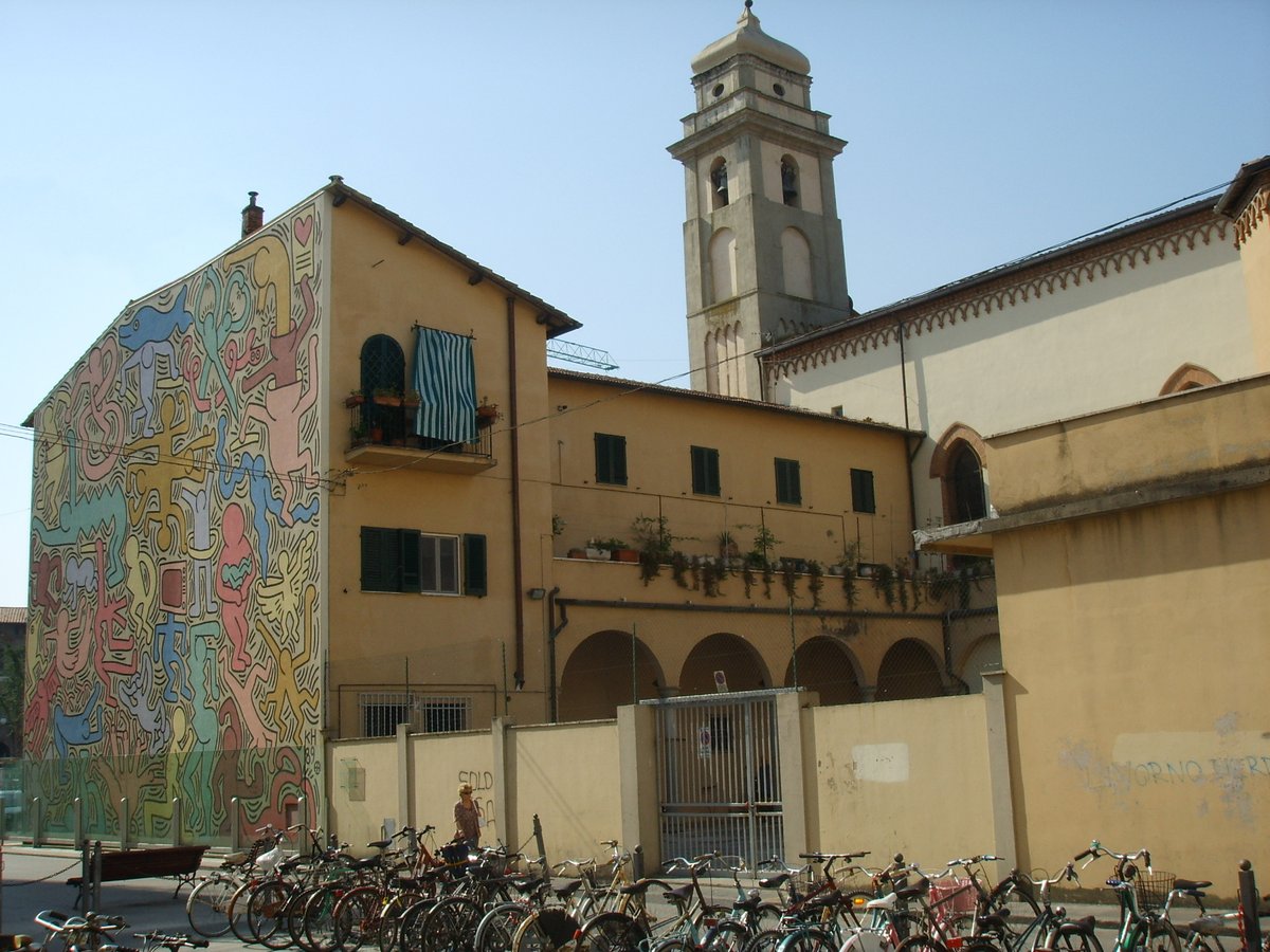 Church of Sant'Antonio in Pisa Italy side view