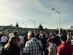 Armenian Genocide 100th Anniversary demonstration in Lyon on April 24, 2015