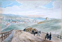 Panoramic view of Saint-Roch, now Côte Salaberry, early 19th century
