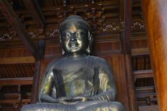 Golden Buddha statue at Jing'an Temple in Shanghai