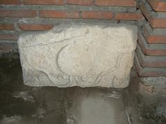 Exhibit from the ruins of Serdica fortress in Sofia subway Presidency station
