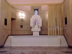 Altar of the Holy Transfiguration Cathedral in the Armenian monastery complex in Moscow