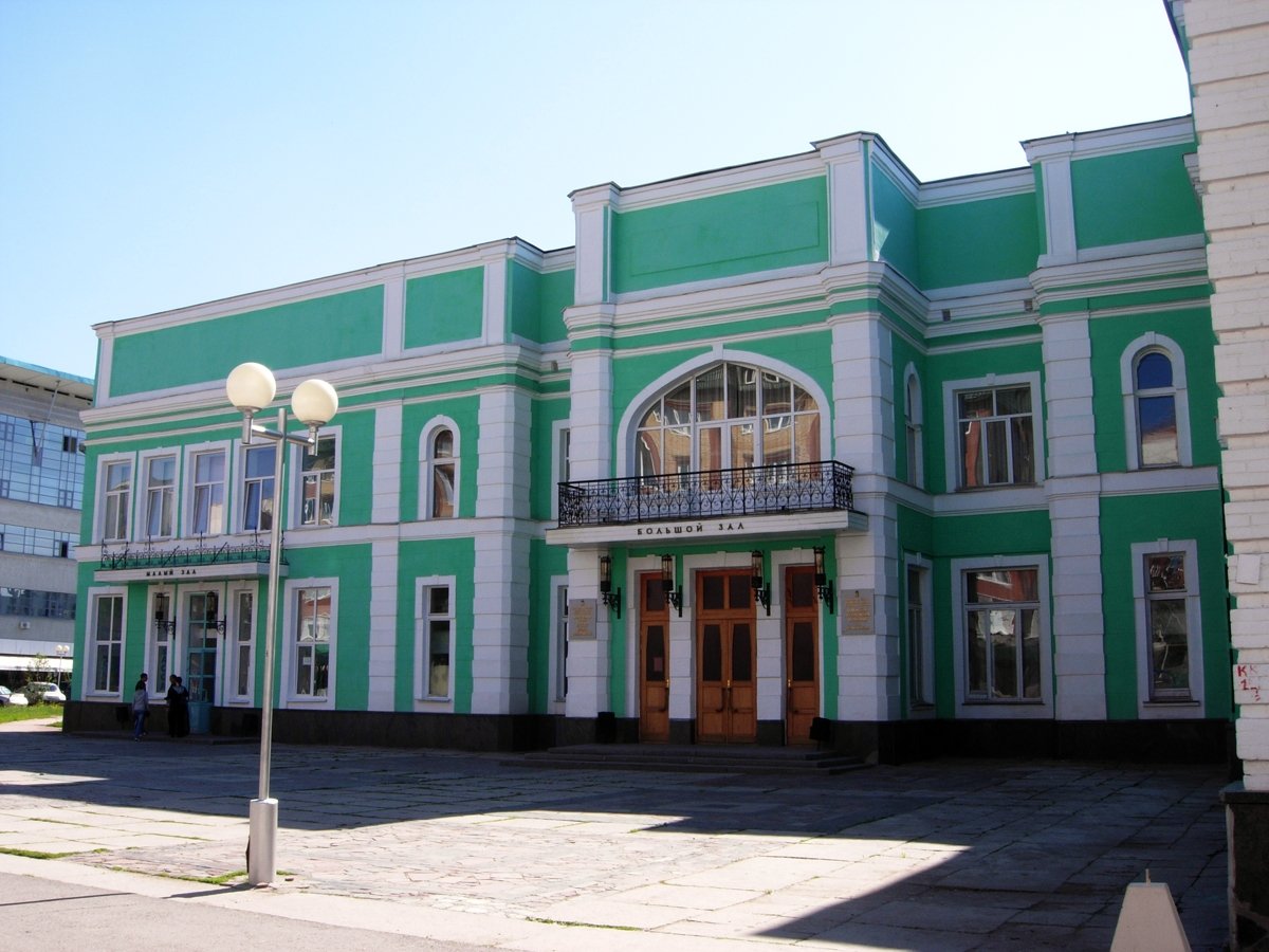 Bashkir State Philharmonic building in Ufa