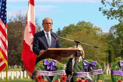 Beechwood Cemetery 20th Anniversary Ceremony Honouring the Victims of 9/11 in Ottawa, Ontario