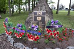 People gathered at Beechwood Cemetery for 20th anniversary ceremony honoring 9-11 victims