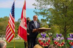Beechwood Cemetery 20th anniversary ceremony honoring the victims of 9-11 in Ottawa