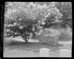 Grave of Archibald Lampman in Beechwood Cemetery Ottawa