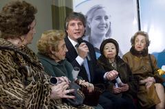 Vicepresidente Amado Boudou y Julián Domínguez homenajeando a Eva Perón en el Congreso Nacional
