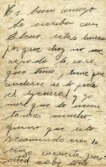 Letter from Eva Perón to Mercante