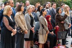 Secretary of State Antony Blinken meets employees and families at U.S. Embassy Cairo