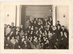 Group photo of students at Stefan Batory University of Vilna in 1930 including young Czesław Miłosz