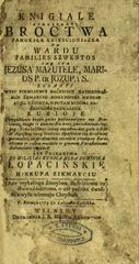 Title page of a Lithuanian book from 1773 with ornate script and historic typography