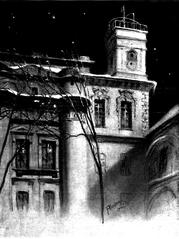Historical Vilnius University Observatory on Universitetskaya Street in Vilnius, 1917