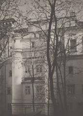 Historical view of Vilnius University Observatory on Universiteto Street in Vilnius
