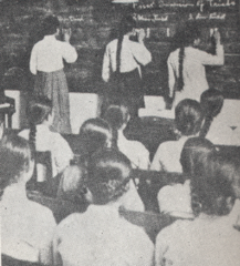 1932 Ewha Womans University Jeongdong Campus classroom scene