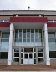 Entrance of the martial arts complex at Vladimir State University in Russia