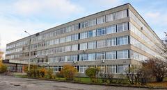 View of residential building at pr. Stroiteley d.3 k.7 in Vladimir, Russia