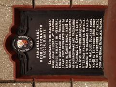 Historical marker of the Philippine Revolutionary Government at Cuenca Ancestral House in Bacoor Cavite