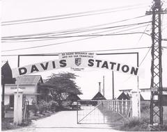 Davis Station at Tan Son Nhut Airport with multiple airplanes and airport infrastructure