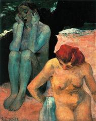 Paul Gauguin painting La Vie et la Mort 1889